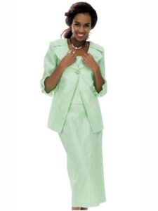 Womens Long Sleeve Mint Suit
