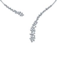 18k White Gold Choker Necklace