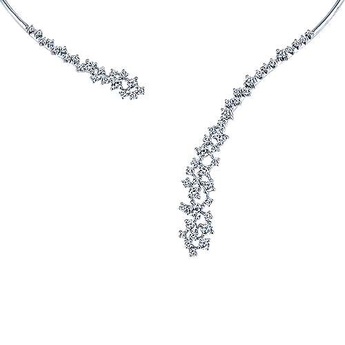 18k White Gold Choker Necklace