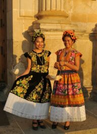 Sunset Women Oaxaca Mexico