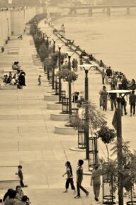 River front Sabarmati at Ahmedabad, India
